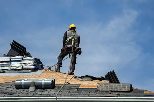 Professional Roof Replacement technician working in French Camp, CA